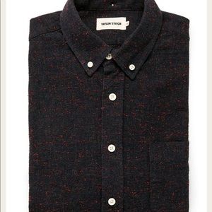 Taylor Stitch The Jack Shirt in Midnight Donegal | size XS (36) NEW WITHOUT TAGS